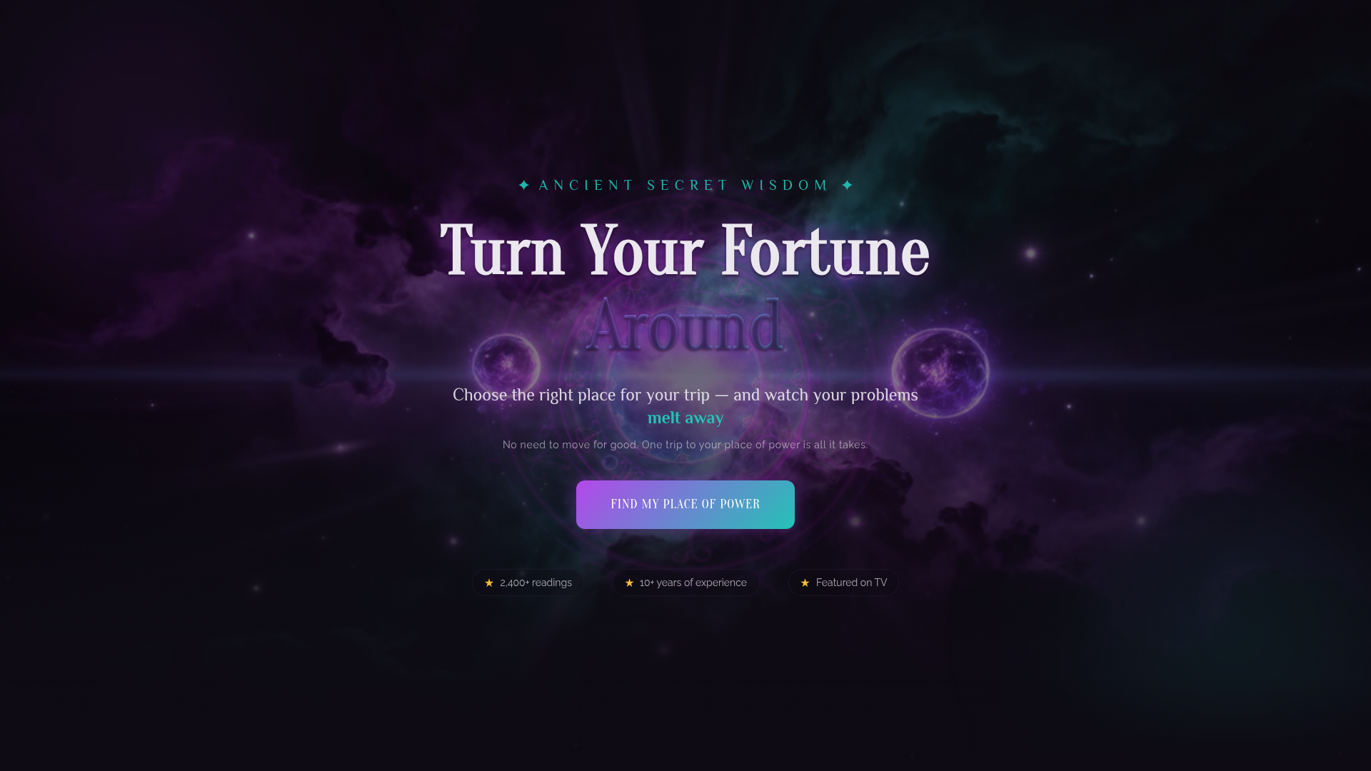 Turn Your Fortune Around — астрологический бренд